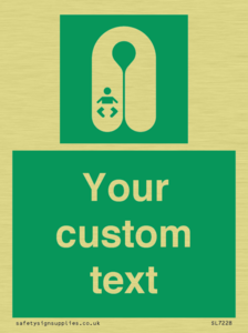 Custom sign safe condition Infant's lifejacket