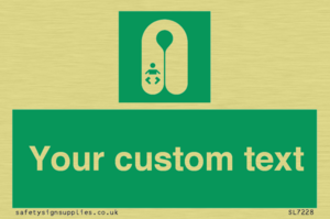 Custom sign safe condition Infant's lifejacket
