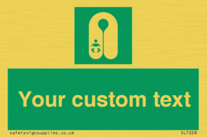 Custom sign safe condition Infant's lifejacket
