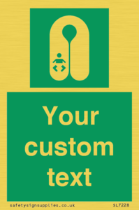 Custom sign safe condition Infant's lifejacket