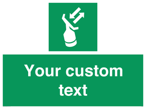 Custom sign safe condition Search and rescue transponder