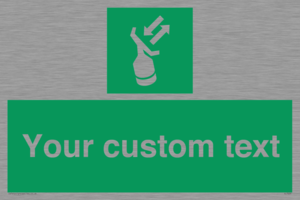 Custom sign safe condition Search and rescue transponder