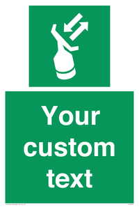 Custom sign safe condition Search and rescue transponder