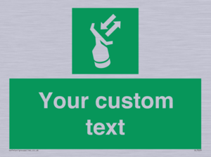 Custom sign safe condition Search and rescue transponder