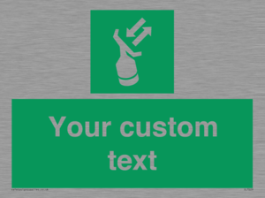 Custom sign safe condition Search and rescue transponder