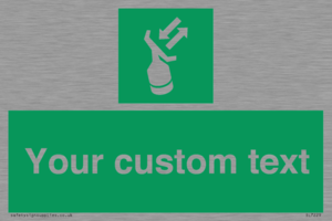 Custom sign safe condition Search and rescue transponder