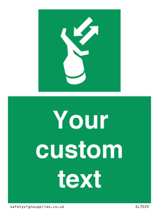 Custom sign safe condition Search and rescue transponder