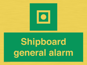 Shipboard general alarm