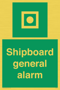 Shipboard general alarm