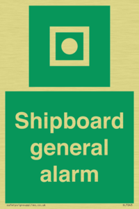 Shipboard general alarm