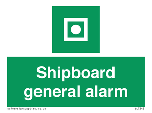 Shipboard general alarm