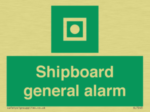 Shipboard general alarm