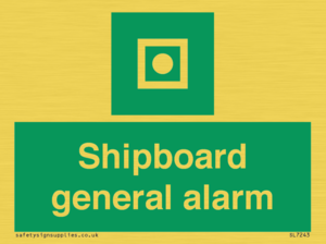 Shipboard general alarm
