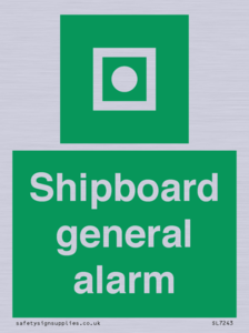 Shipboard general alarm