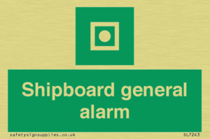 Shipboard general alarm