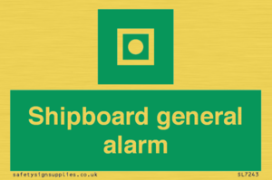 Shipboard general alarm