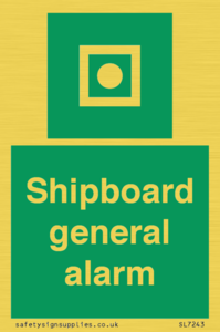 Shipboard general alarm