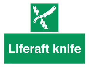 Liferaft knife