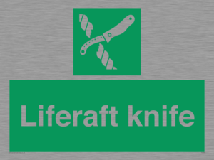 Liferaft knife