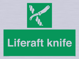Liferaft knife