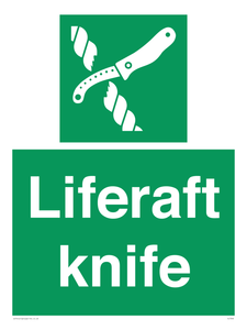 Liferaft knife