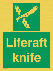 Liferaft knife