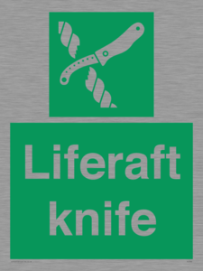 Liferaft knife