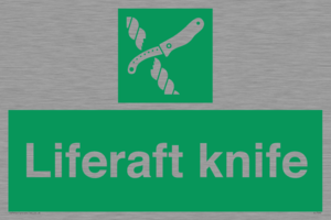 Liferaft knife