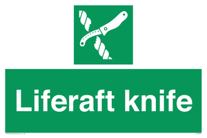 Liferaft knife