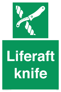 Liferaft knife