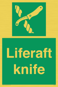 Liferaft knife