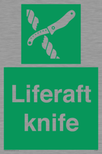 Liferaft knife