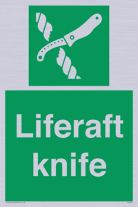 Liferaft knife