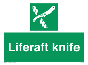 Liferaft knife