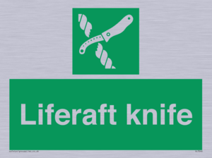 Liferaft knife