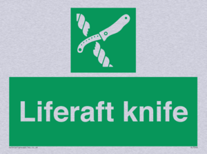 Liferaft knife