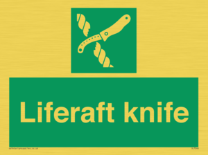 Liferaft knife