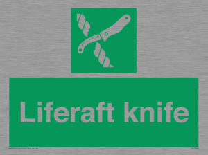 Liferaft knife
