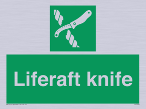 Liferaft knife
