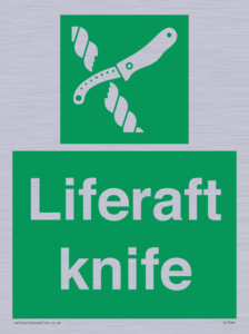 Liferaft knife