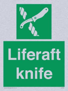 Liferaft knife