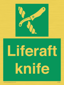 Liferaft knife