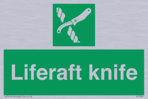 Liferaft knife