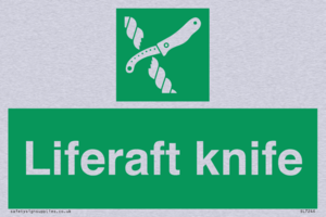 Liferaft knife