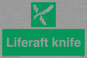 Liferaft knife