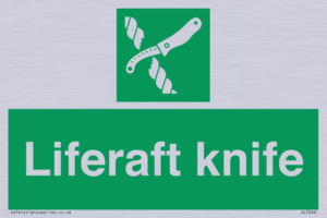 Liferaft knife