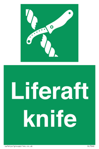 Liferaft knife