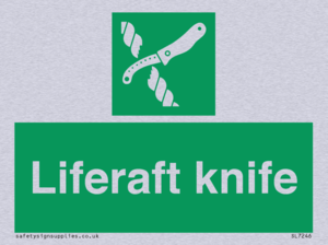 Liferaft knife