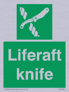 Liferaft knife