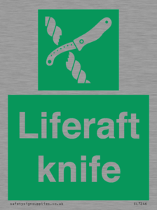 Liferaft knife